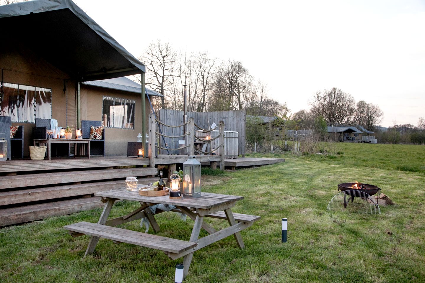 Charming Tented Cabin Located in Kittisford Barton, Somerset, England