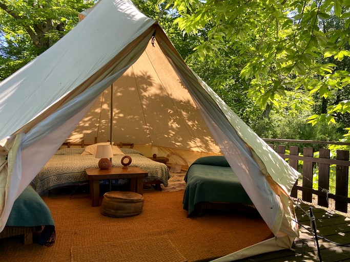 Bell Tents (Italy, Santa Fiora, Tuscany)
