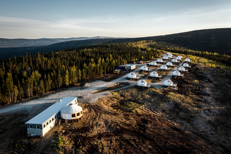 Idyllic Alaskan Igloo Glamping near the Arctic Circle for the Ultimate Wilderness Escape!
