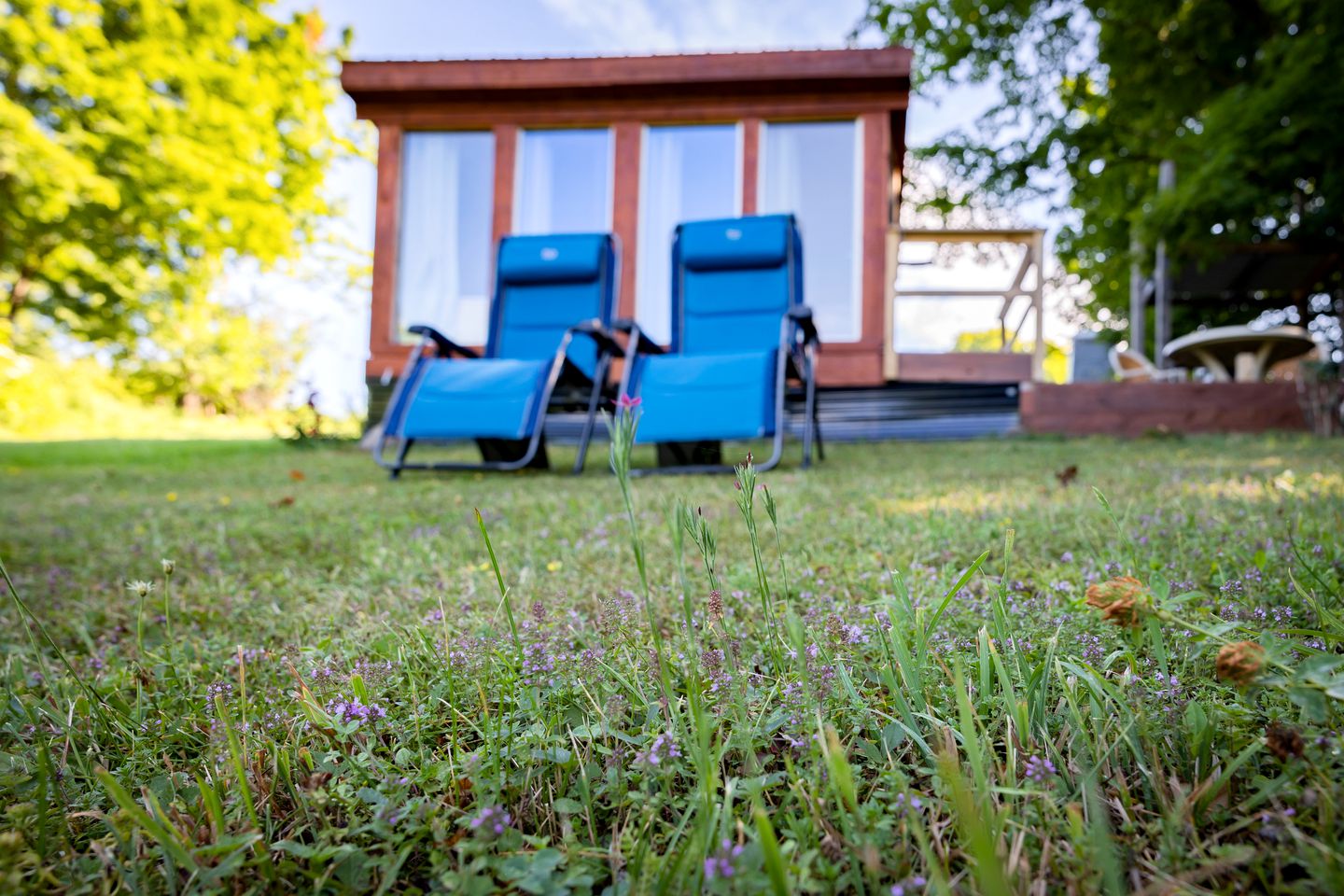 Cozy Tiny House Glamping Rental in New York with Views of the Catskills