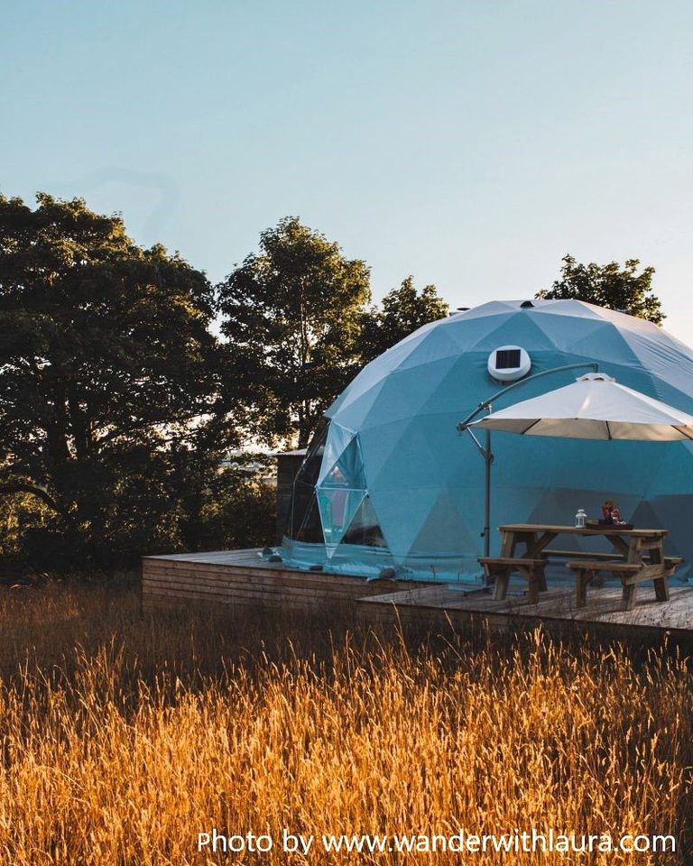 Charming Dome for Relaxing Glamping Escapes in the Beautiful Welsh Countryside