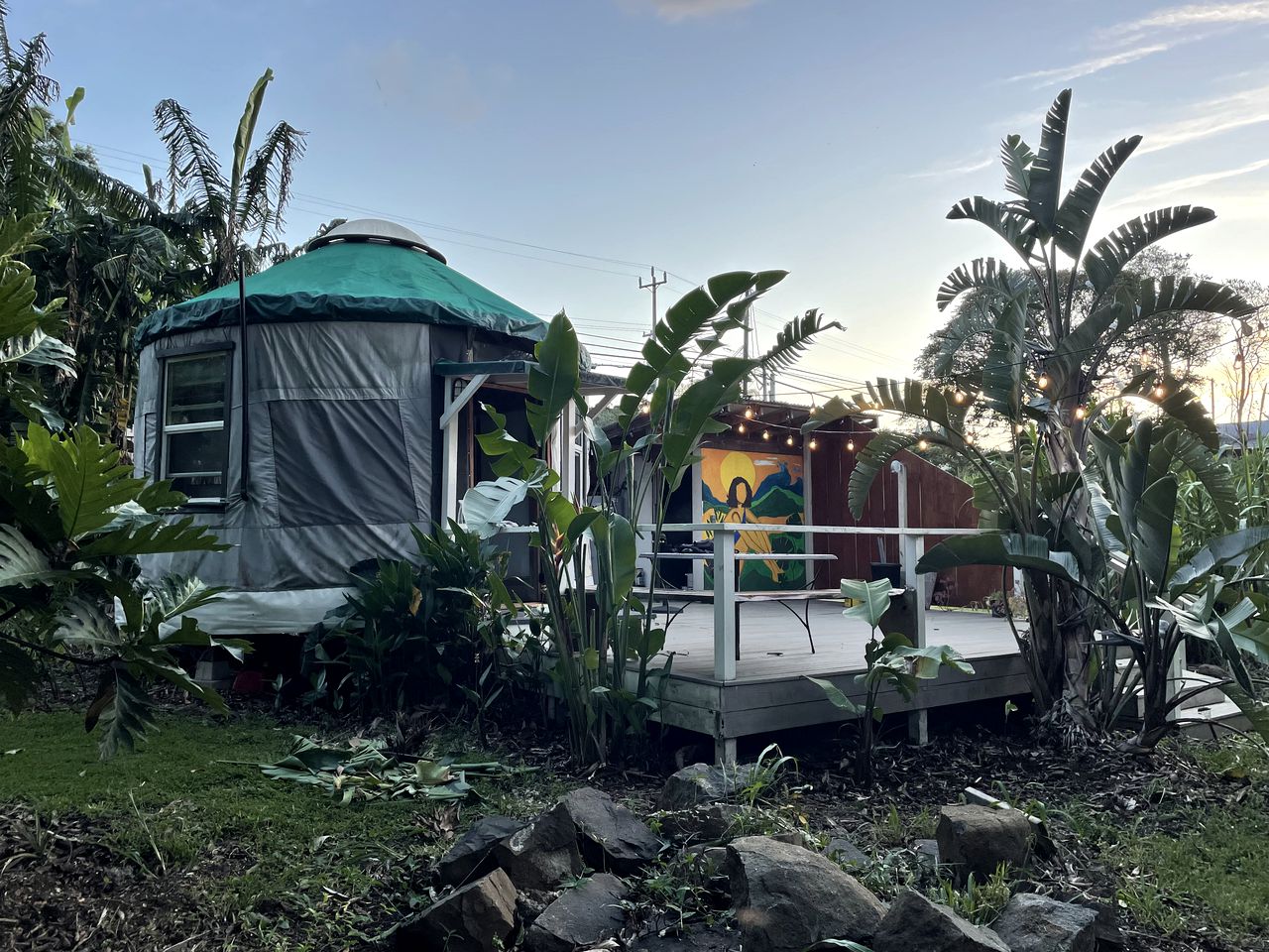 Yurts (United States of America, Kapaau, Hawaii)