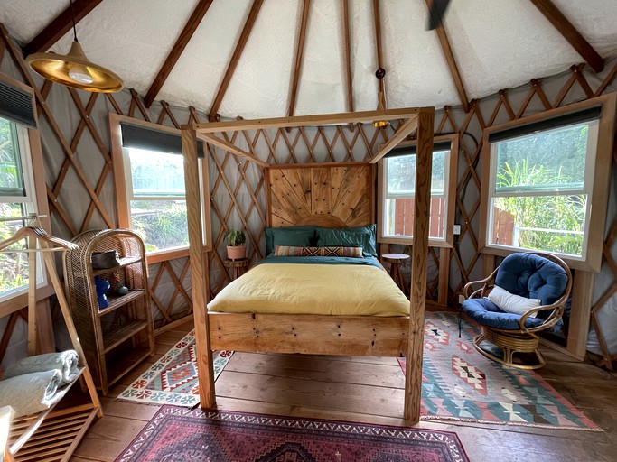 Yurts (United States of America, Kapaau, Hawaii)