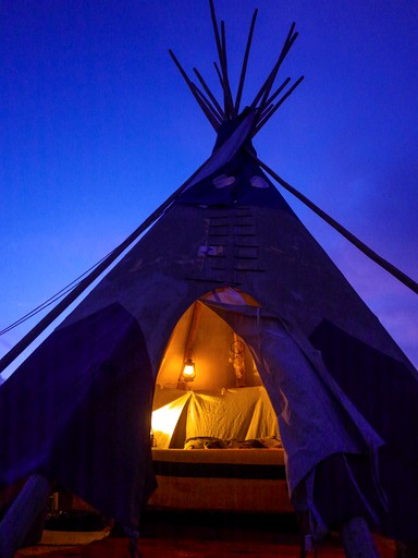Tipis (United States of America, Tres Piedras, New Mexico)