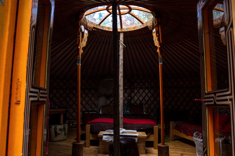 Luxury Camping in Spacious and Sunny Yurt near Saint Jerome, Quebec | Yurts (Harrington, Quebec, Canada)