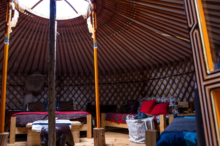 Luxury Camping in Spacious and Sunny Yurt near Saint Jerome, Quebec | Yurts (Harrington, Quebec, Canada)