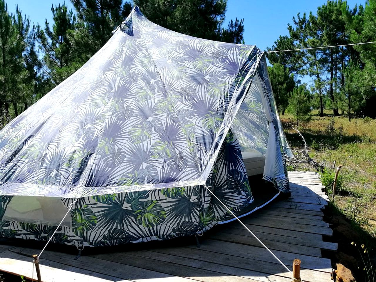 Lovely bell tent rental ideal for glamping in the Algarve