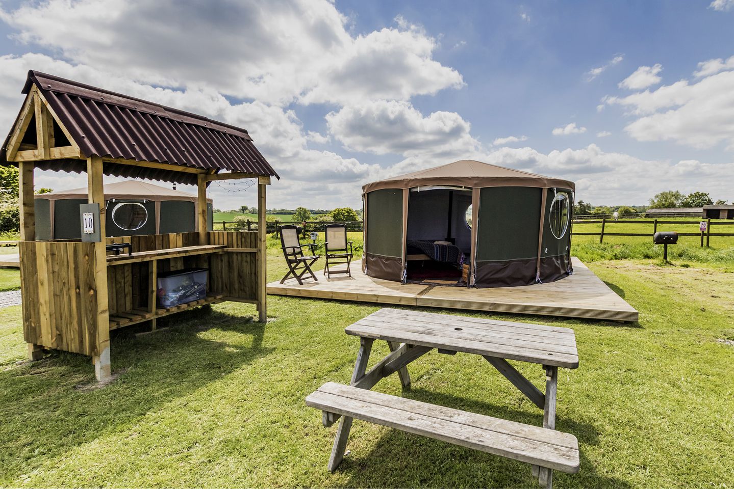 Yurt rental for glamping in England