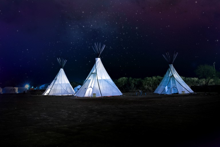 Tipis (Gardiner, Montana, United States of America)