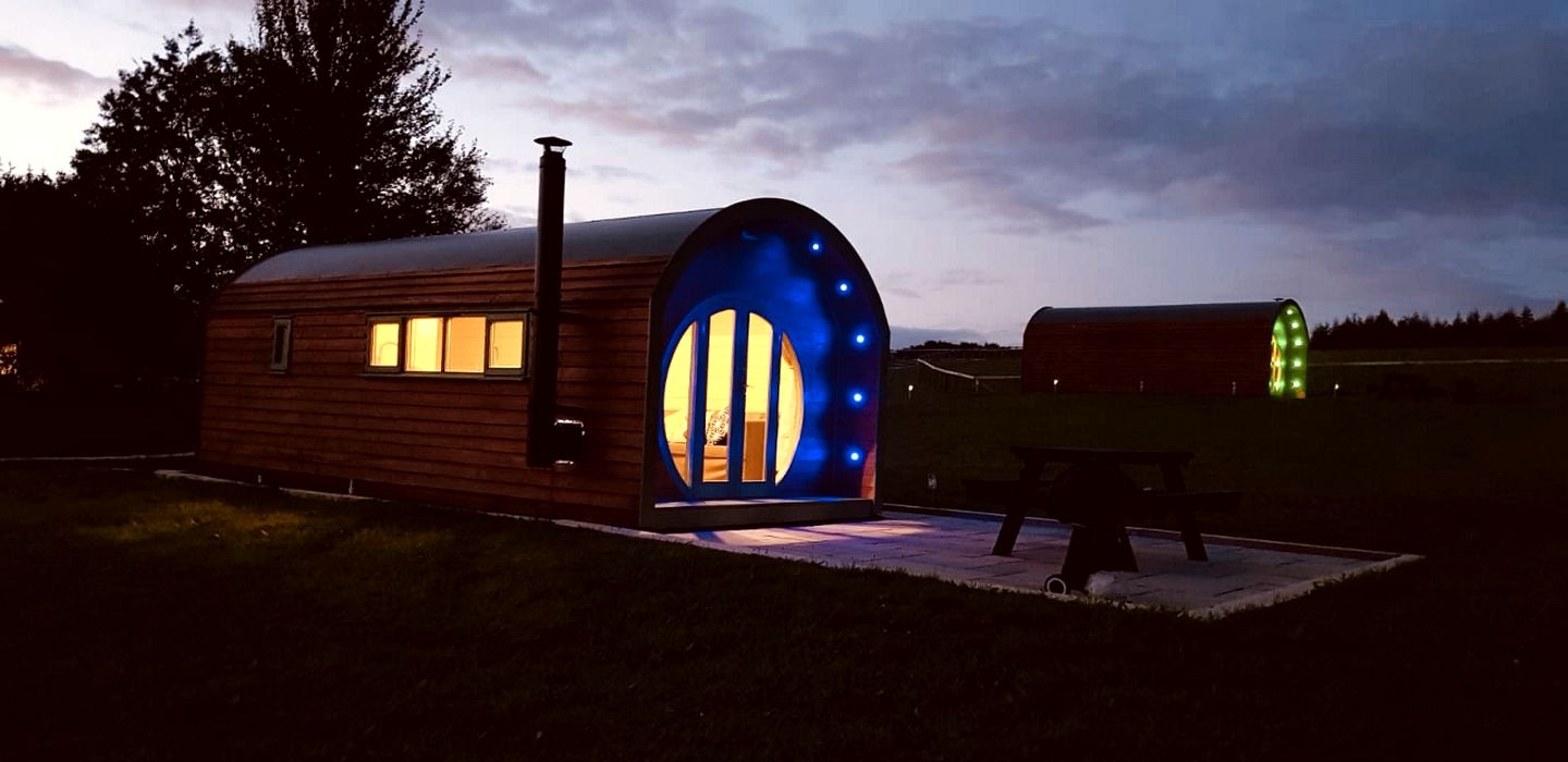 Glamping pod for a weekend getaway in Scotland