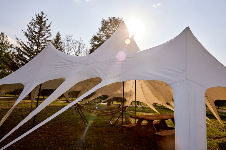 Bell Tents (Canada, Domaine Saint-Bernard, Quebec)