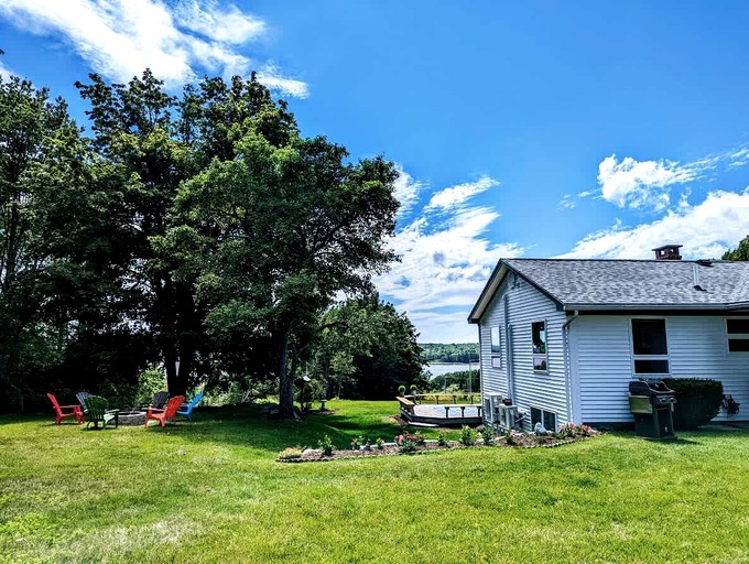 Charming Waterview Cottage with Sunset Views & Private Deck Near Acadia National Park | Ellsworth, Maine