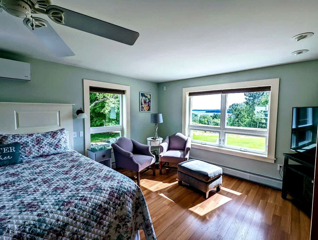 Charming Waterview Cottage with Sunset Views & Private Deck Near Acadia National Park | Ellsworth, Maine