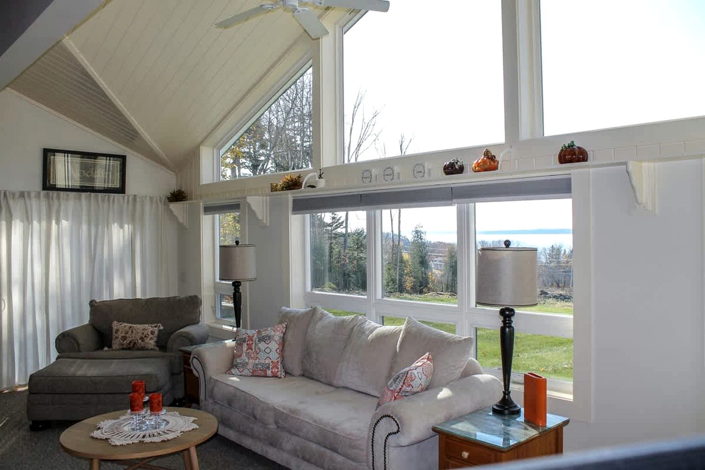 Charming Waterview Cottage with Sunset Views & Private Deck Near Acadia National Park | Ellsworth, Maine