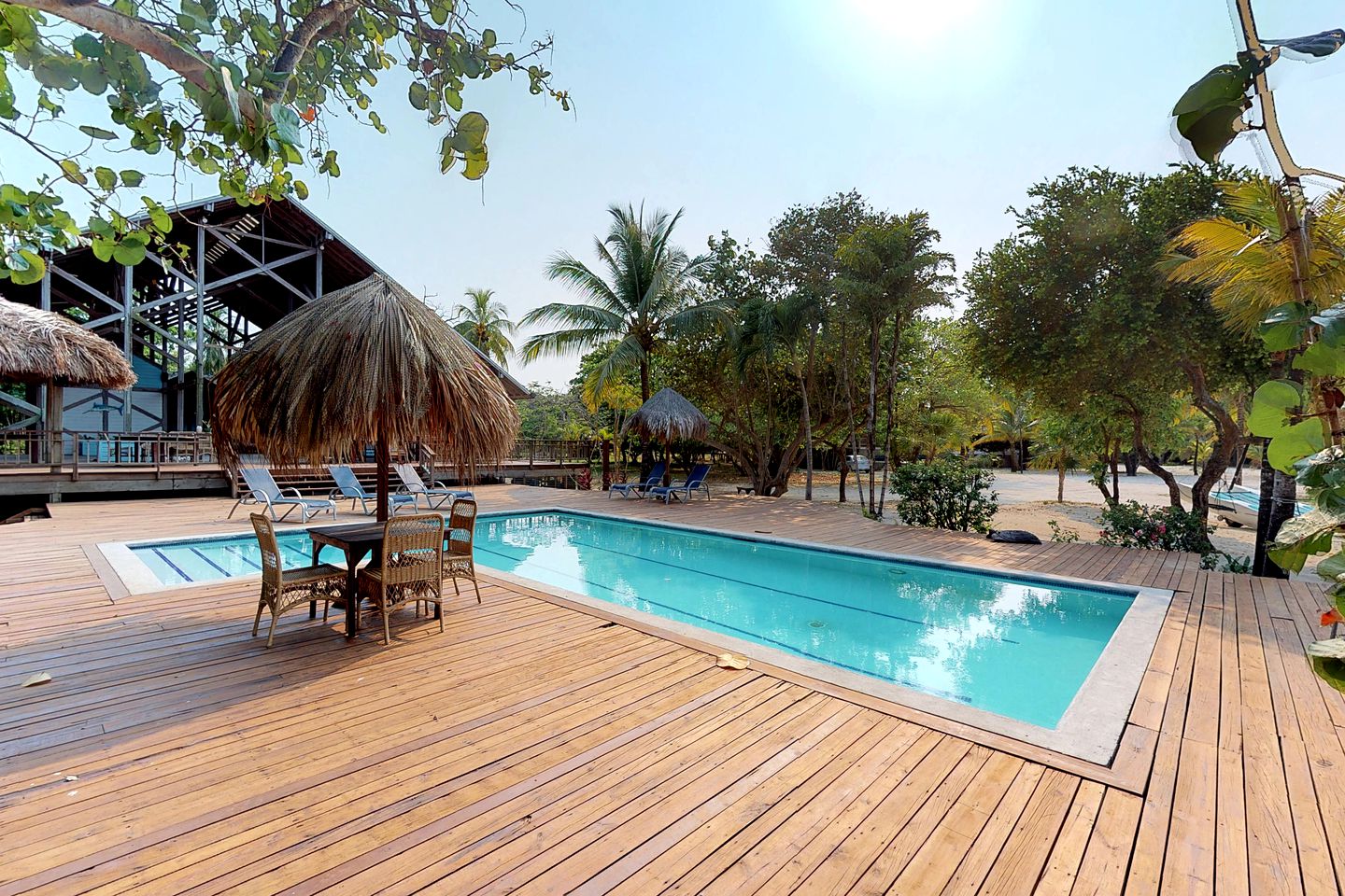 Casas en la playa (Palmetto Bay, Islas de la Bahía, Honduras)