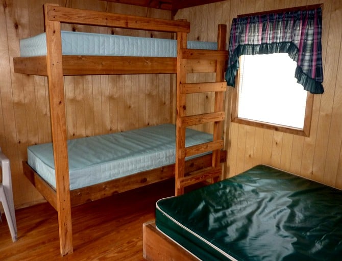 Cabins (United States of America, West Yellowstone, Montana)