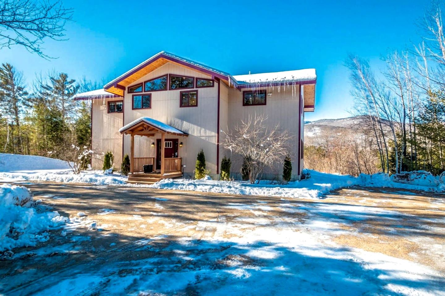 Beautiful Villa with Hot-tub and Barbecue in Bartlett, New Hampshire