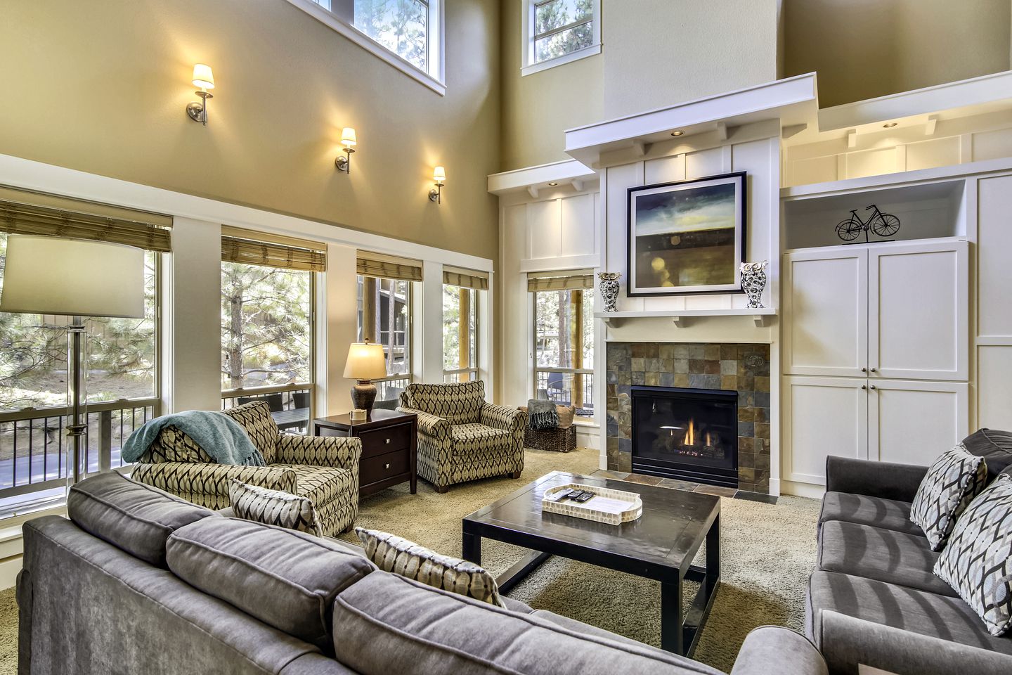 Luxury Family Resort Cabin with Pool, Hot Tub, and Deschutes River Trail Access in Bend, Oregon