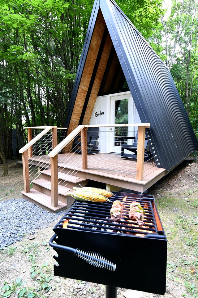 Gorgeous A-Frame Cabin on an Amazing Campground near Canandaigua Lake for an Unforgettable Glamping Escape in New York