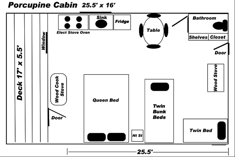 Cabins (United States of America, Columbine, Colorado)