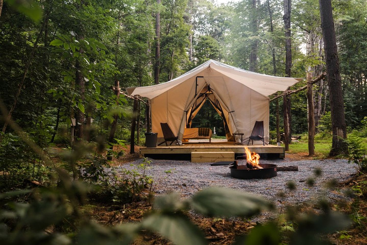 Classic Safari Tent in the Heart of the Adirondack Wilderness, near Lake George, New York
