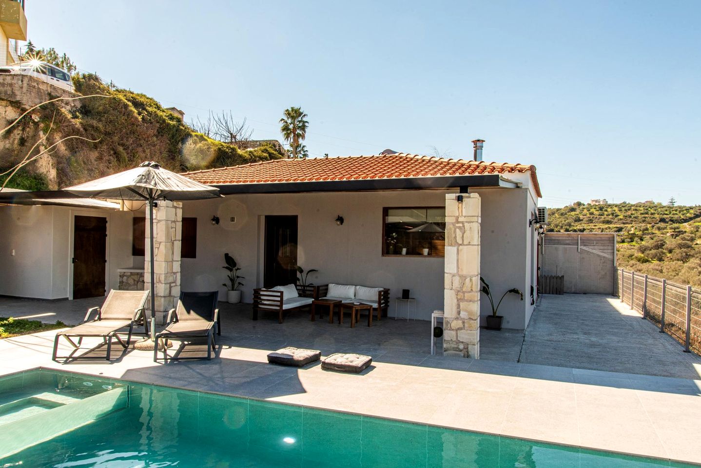 Sensational Cottage with Stunning Views and Swimming Pool in Rethymno, Crete