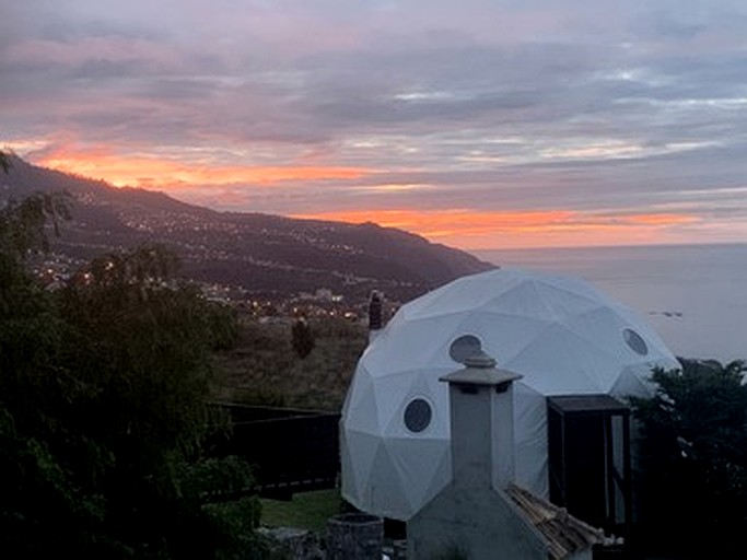 Unique Luxury Camping Dome with a Hot Tub on Madeira Island, Portugal | Domes (Prazeres, Madeira, Portugal)