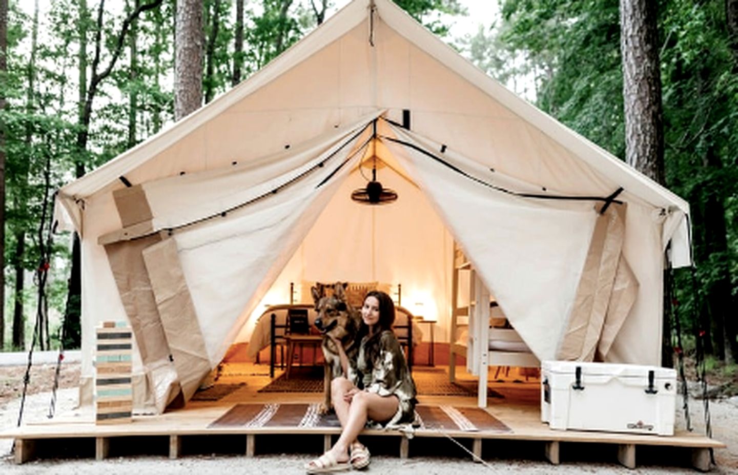Unicoi State Park Safari Tent, Ideal for a Pet Friendly Eco Adventure | Safari Tents (Helen, Georgia, United States of America)