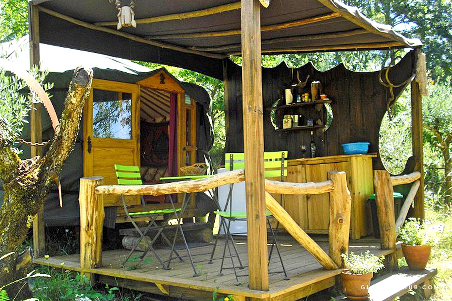 Charming Eco-Friendly Yurt Rental near Coimbra, Portugal