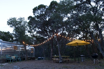 Fairy lights over Airstream rentals: Texas RV parks don't get better than this