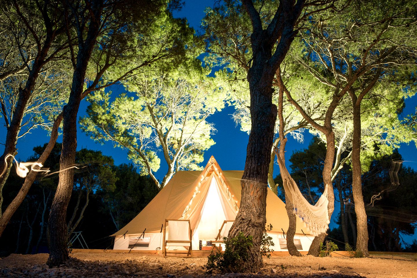 Tents (Sibenik, Šibenik-Knin, Croatia)
