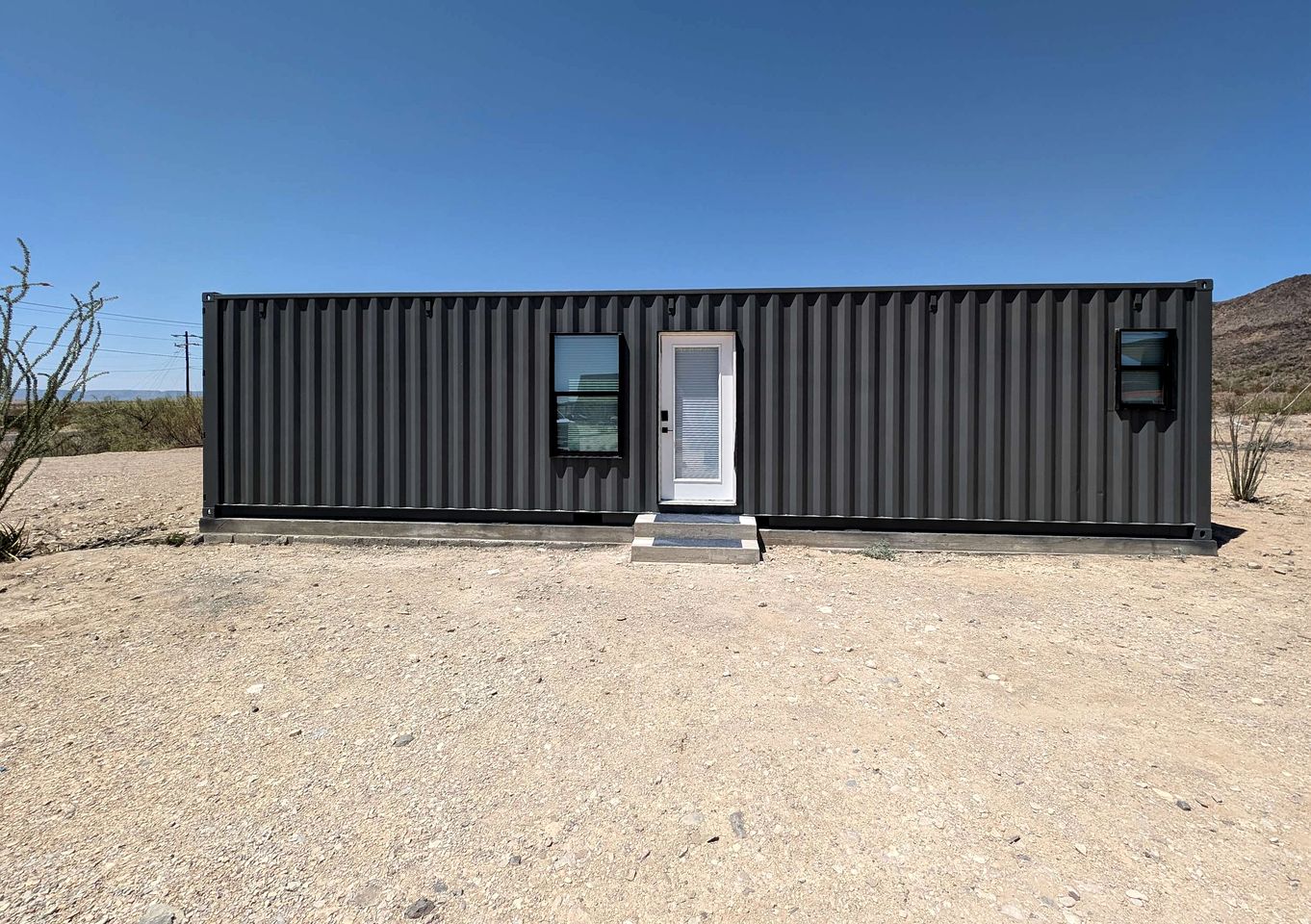 Remote Container Retreat with Pool Table and Game Room in Texas