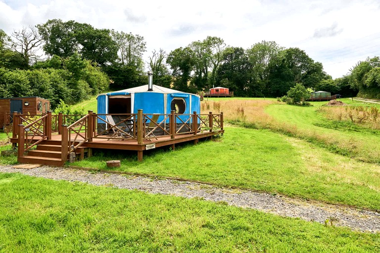 Yurts (United Kingdom, South Brent, England)
