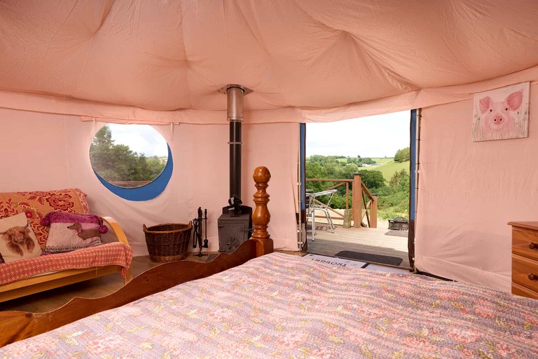Yurts (United Kingdom, South Brent, England)