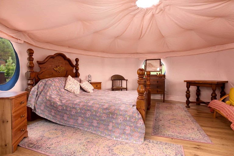 Yurts (United Kingdom, South Brent, England)