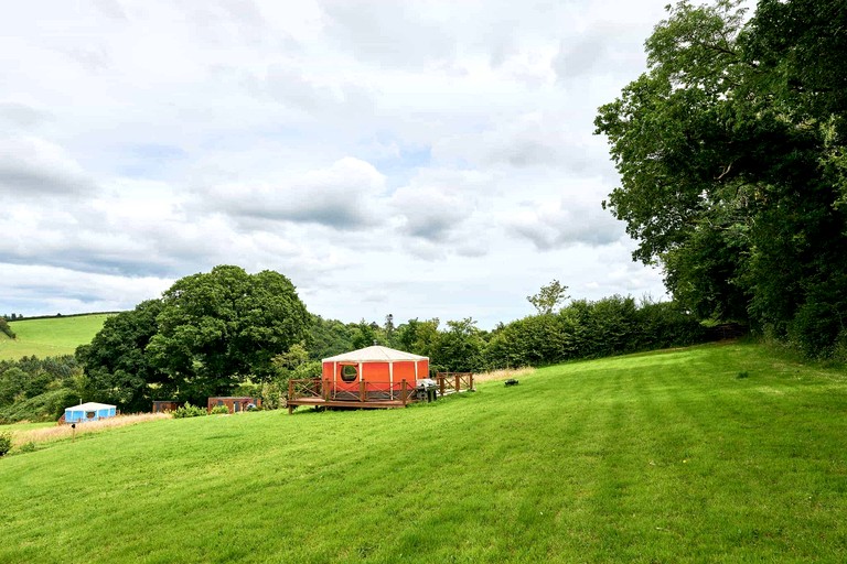 Yurts (United Kingdom, South Brent, England)