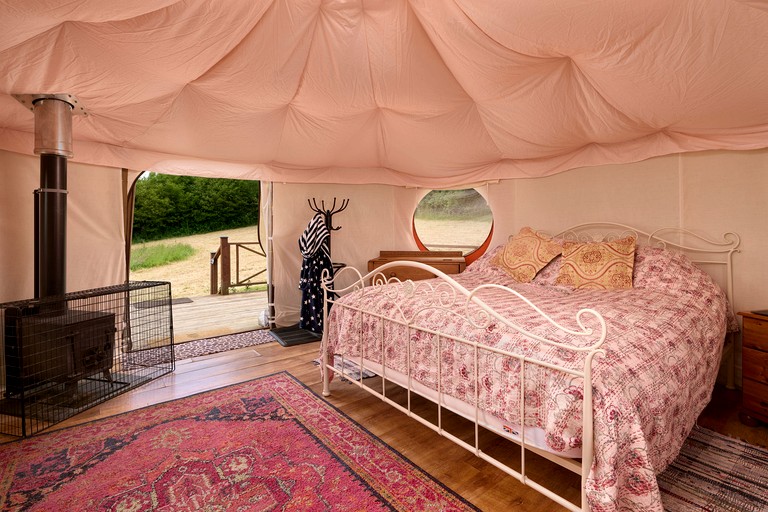 Yurts (United Kingdom, South Brent, England)