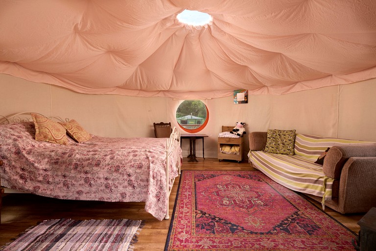 Yurts (United Kingdom, South Brent, England)