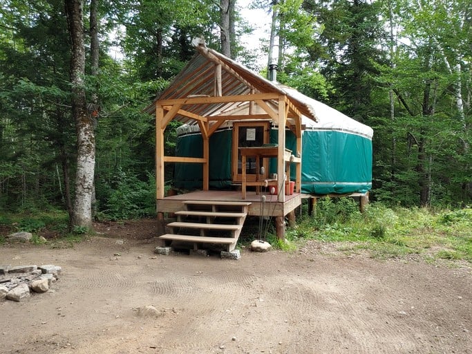 Yurts (United States of America, Chatham, New Hampshire)