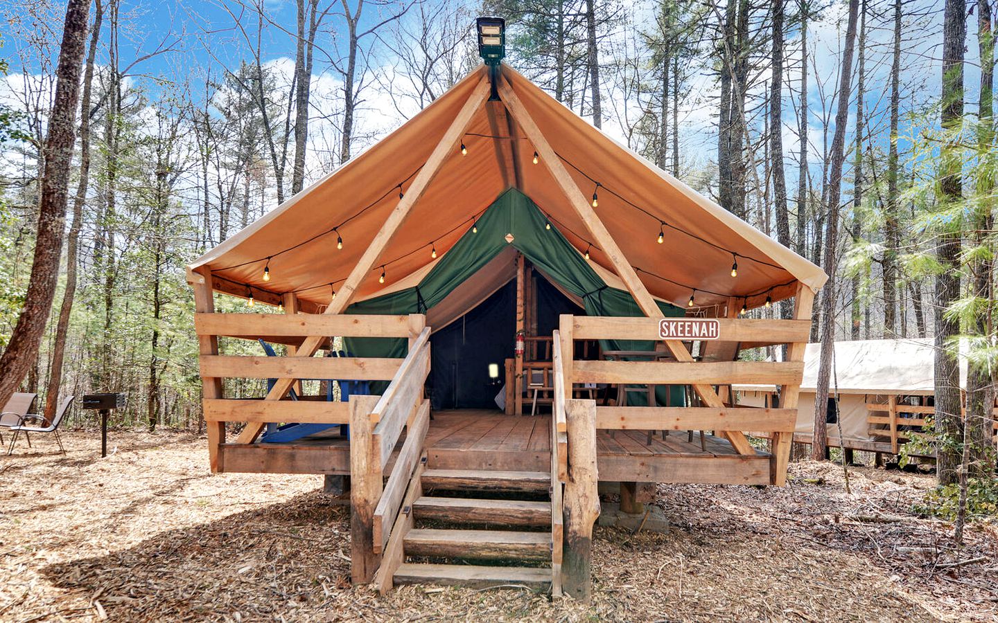 Discover the Best Glamping in Georgia with a Stay in This Safari Tent