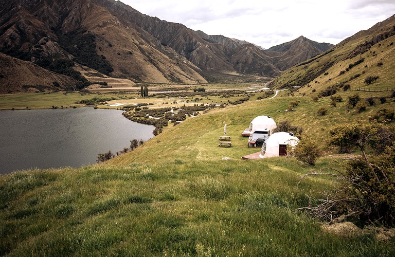 Domes (New Zealand, Moke Lake, South Island)