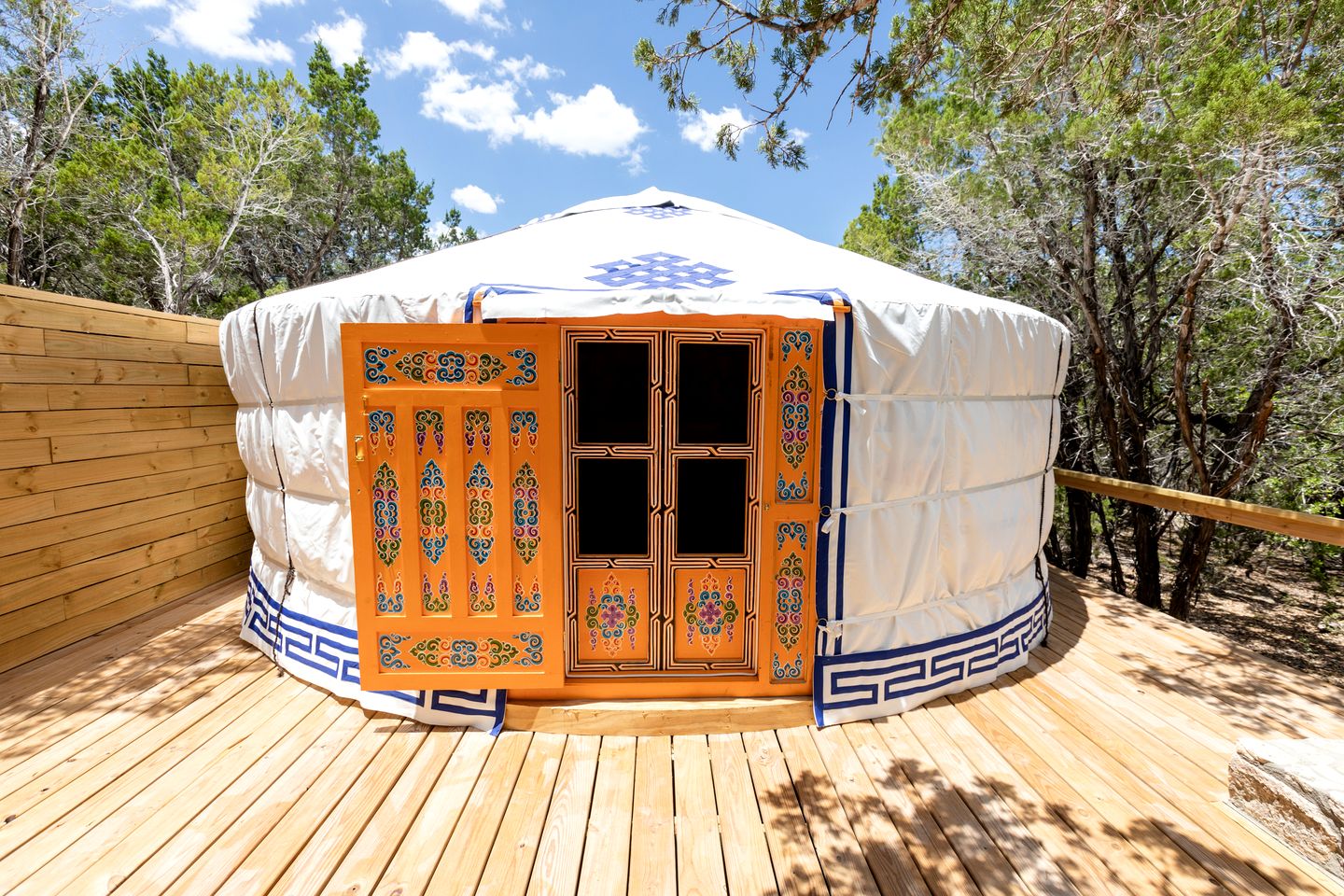 Relaxing Yurt Perfect for Couples in Dripping Springs, Texas