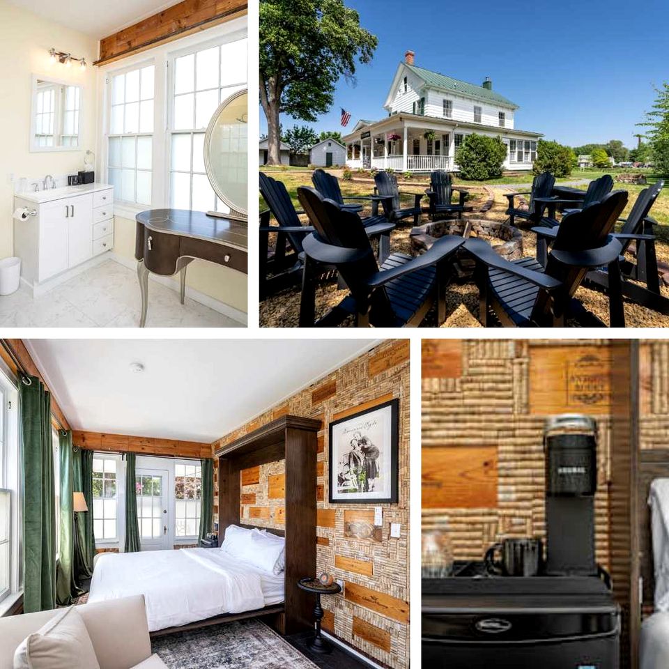 Romantic Historic Inn Suite with Mountain Views in Luray, Virginia