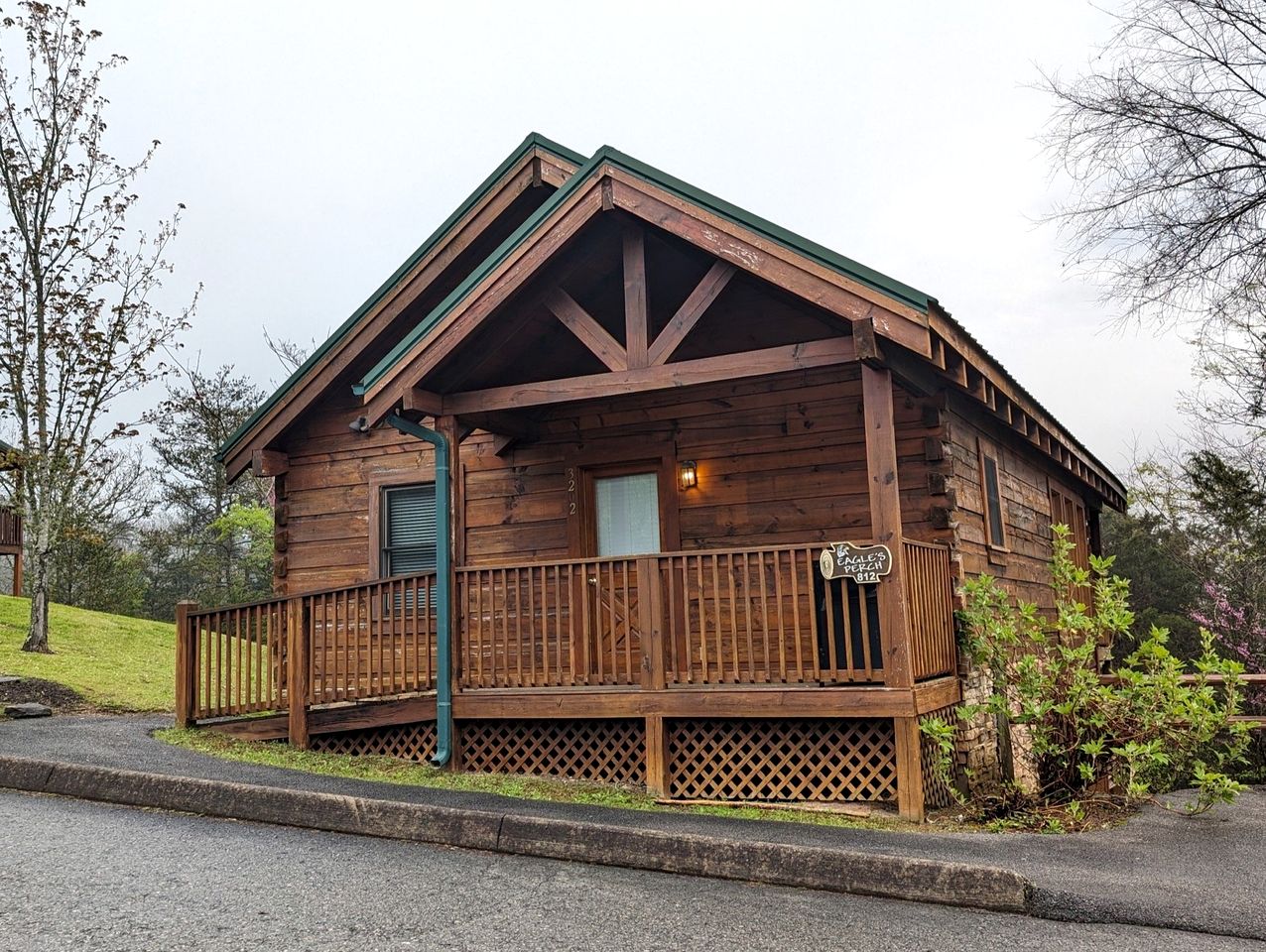 Wooden Rural Cabin Great for a Tiny Escape in Pigeon Forge, Tennessee