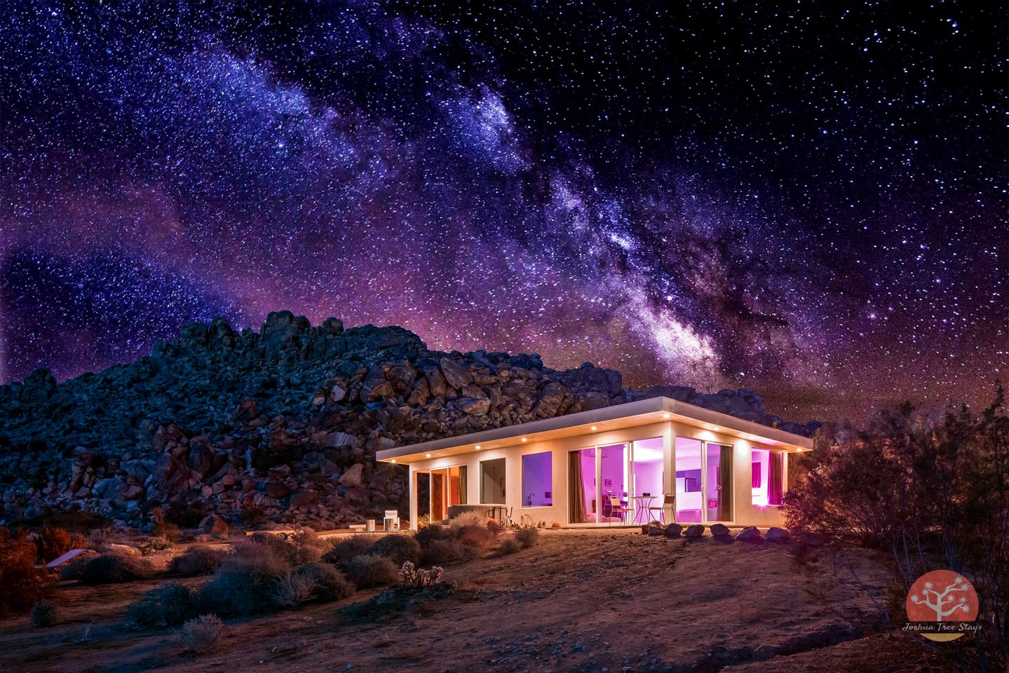 Escape to Joshua Tree in this Spectacular Rental with Pool and Hot Tub