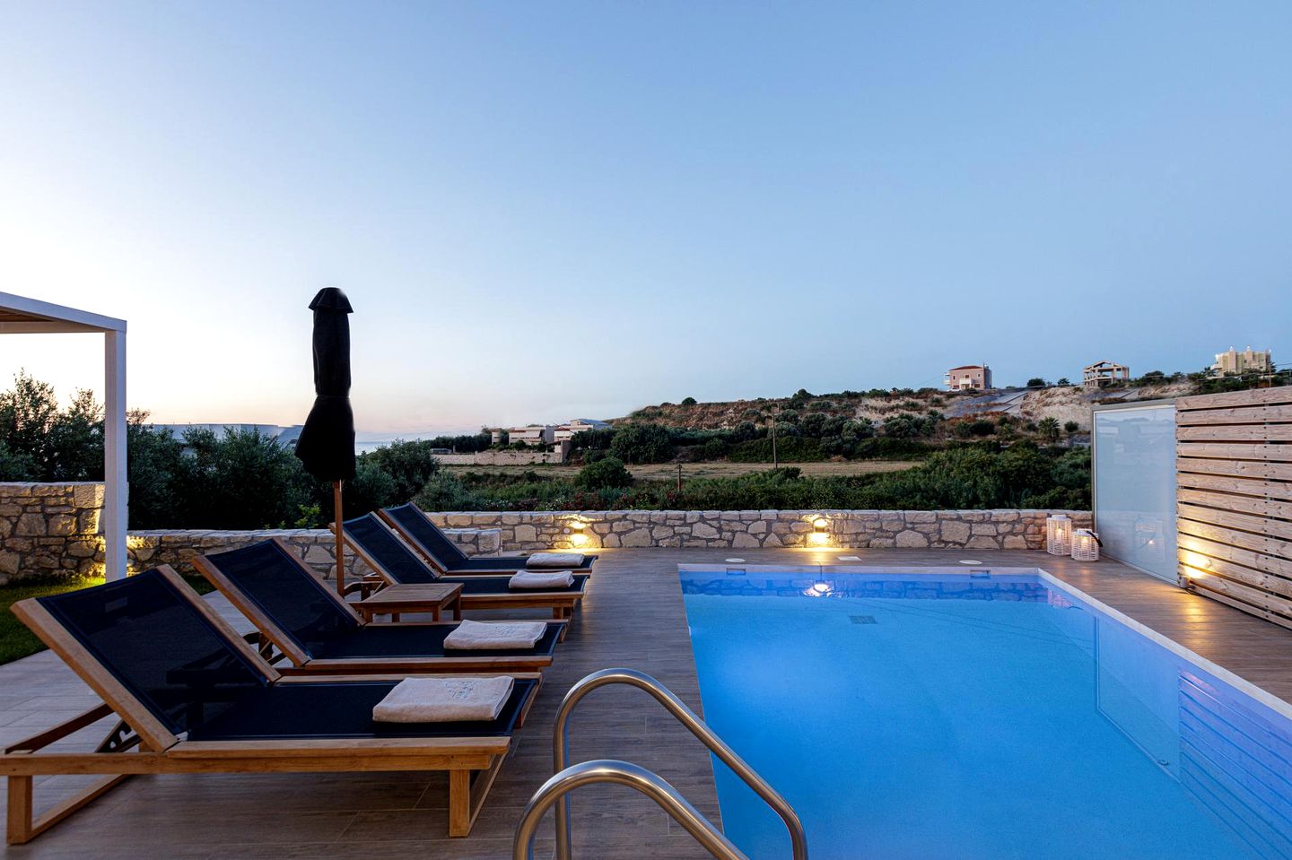 Enchanting Accessible Villa with Private Pool and Sea Views near Rethymno, Crete