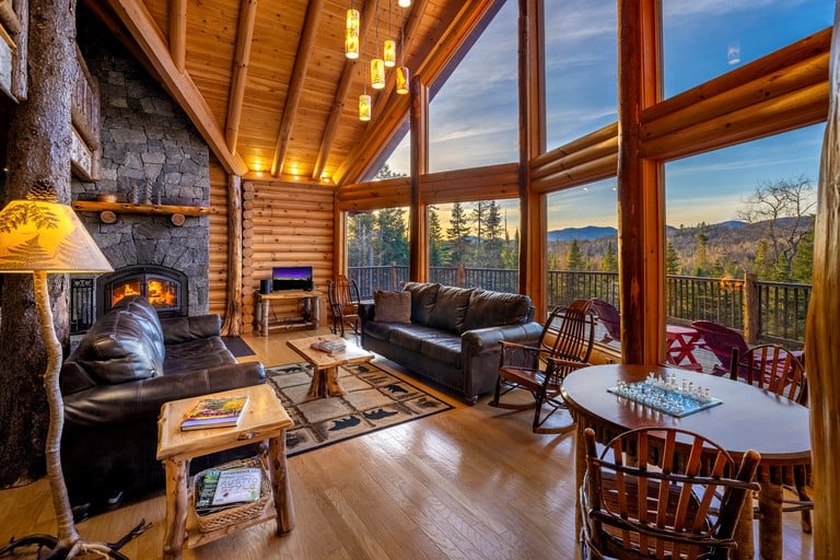 Log Cabins (United States of America, Lake Placid, New York)