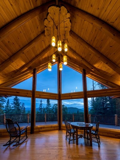 Log Cabins (United States of America, Lake Placid, New York)