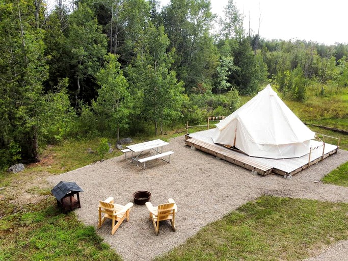 Bell Tents (Canada, Northern Bruce Peninsula, Ontario)