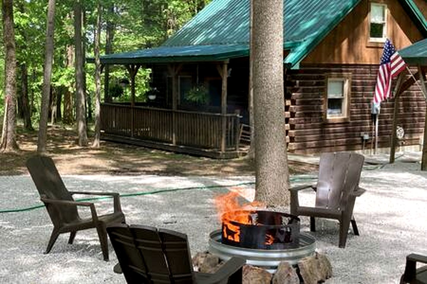 Rural Family Cabin Nestled Among Nature in Indiana